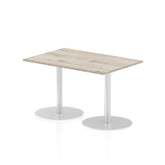 Dynamic Italia 1200 x 800mm Poseur Rectangular Table Grey Oak Top 725mm High Leg ITL0255 DD